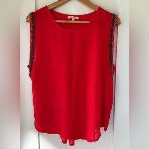Miami brand sheer/sequin top